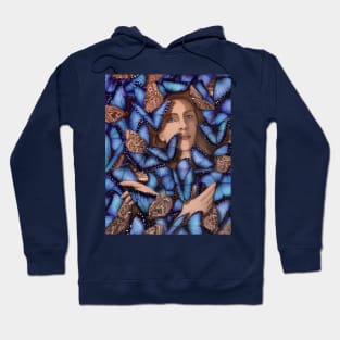 A Moth Among Butterflies Colour Version Hoodie